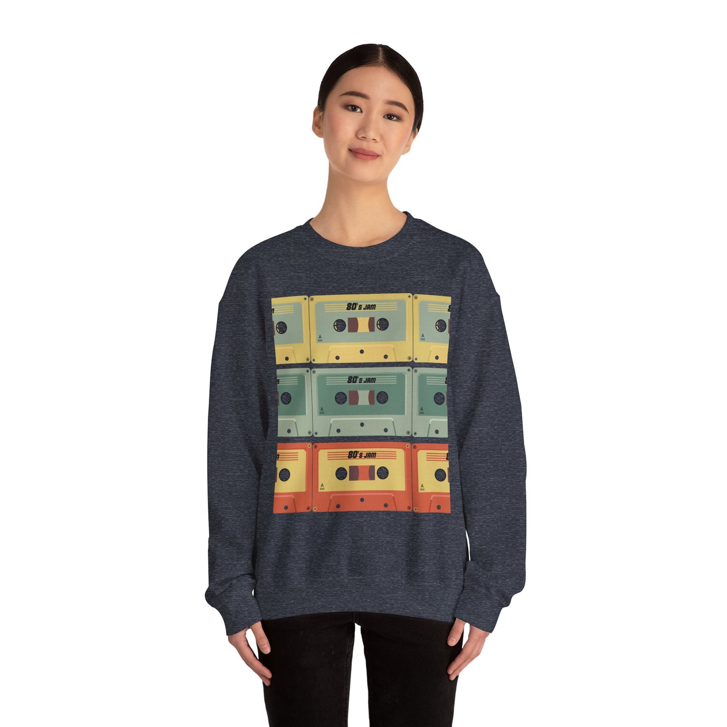 Vintage Cassette Tape Unisex Heavy Blend™ Crewneck Sweatshirt