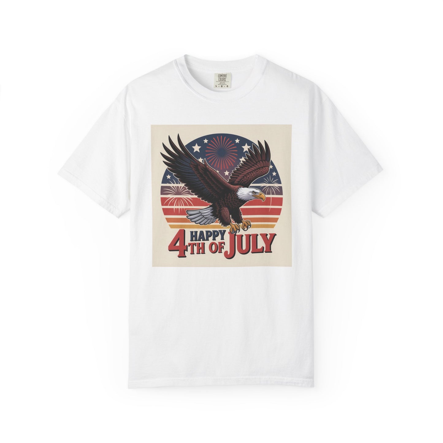 Patriotic Eagle Tee - Perfect for Independence Day, Fourth of July Celebrations, Summer Casual Wear, Unisex, Vintage Style, Gift Idea