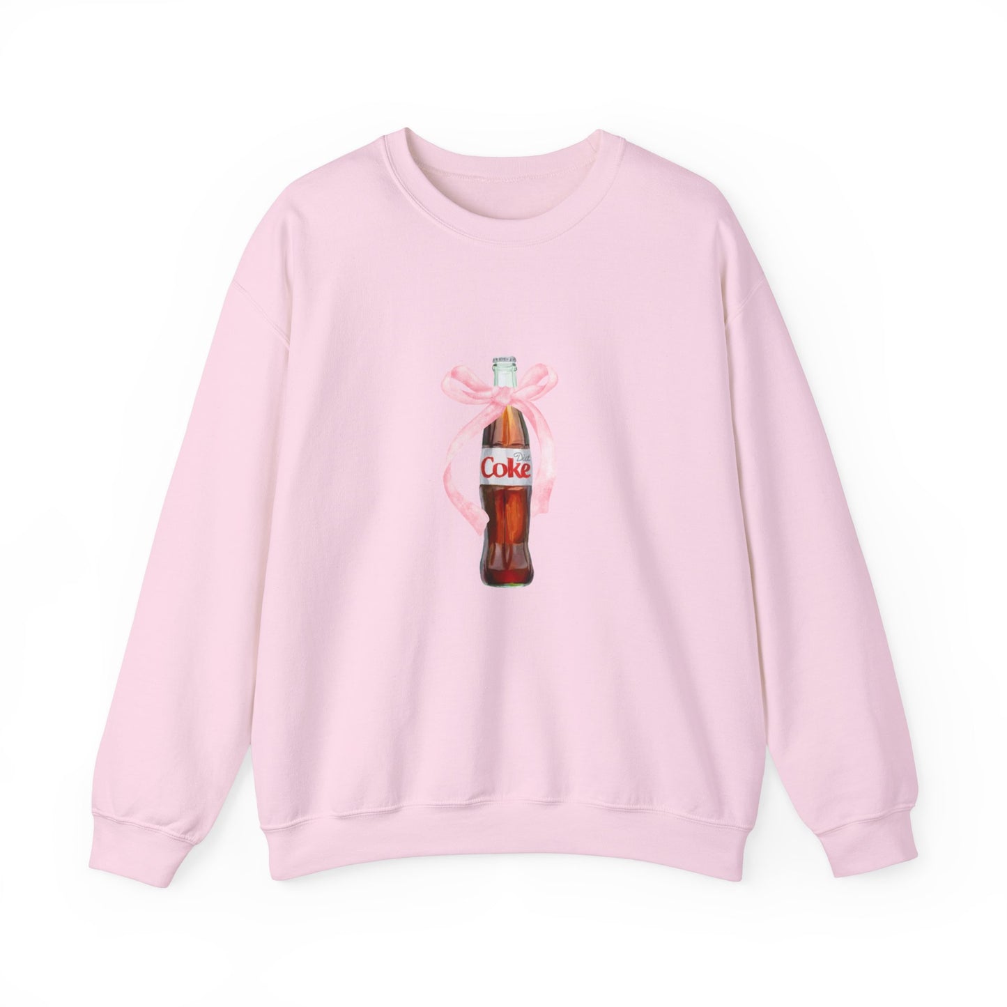 Diet Coke Ribbon Unisex Crewneck Sweatshirt - Cozy Vintage Soda Style