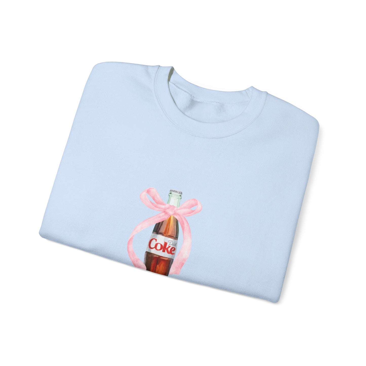 Diet Coke Ribbon Unisex Crewneck Sweatshirt - Cozy Vintage Soda Style