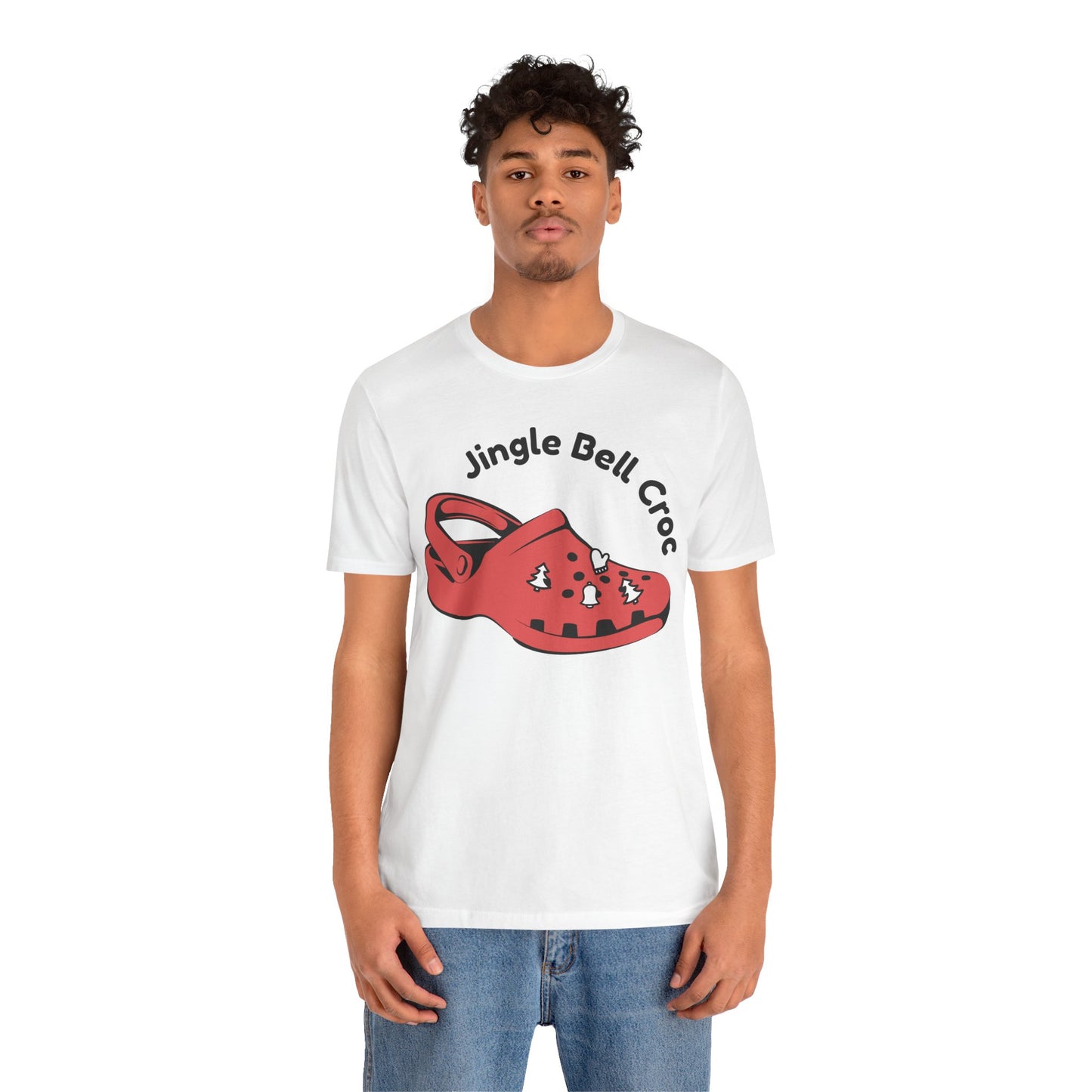 Jingle Bell Croc T-Shirt - Fun Holiday Graphic Tee