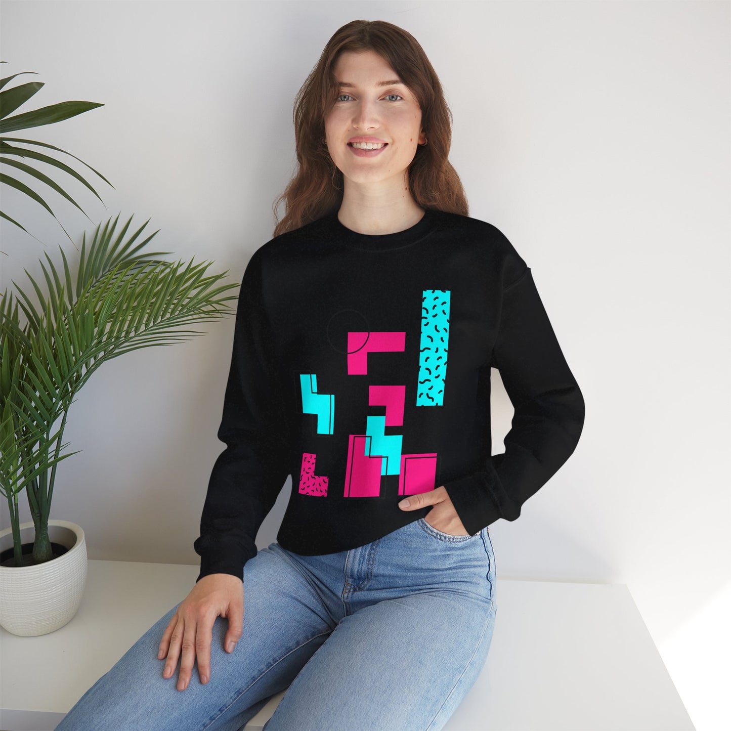 Geometric Pop Art Sweatshirt - Unisex Heavy Blend™