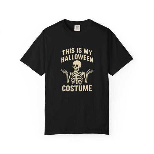 Halloween Costume T-Shirt, Unisex Funny Halloween Tee, Spooky Vibes Shirt, Costume Party Apparel, Holiday Gift Idea