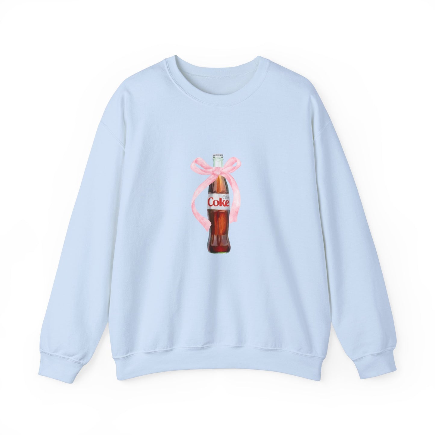 Diet Coke Ribbon Unisex Crewneck Sweatshirt - Cozy Vintage Soda Style