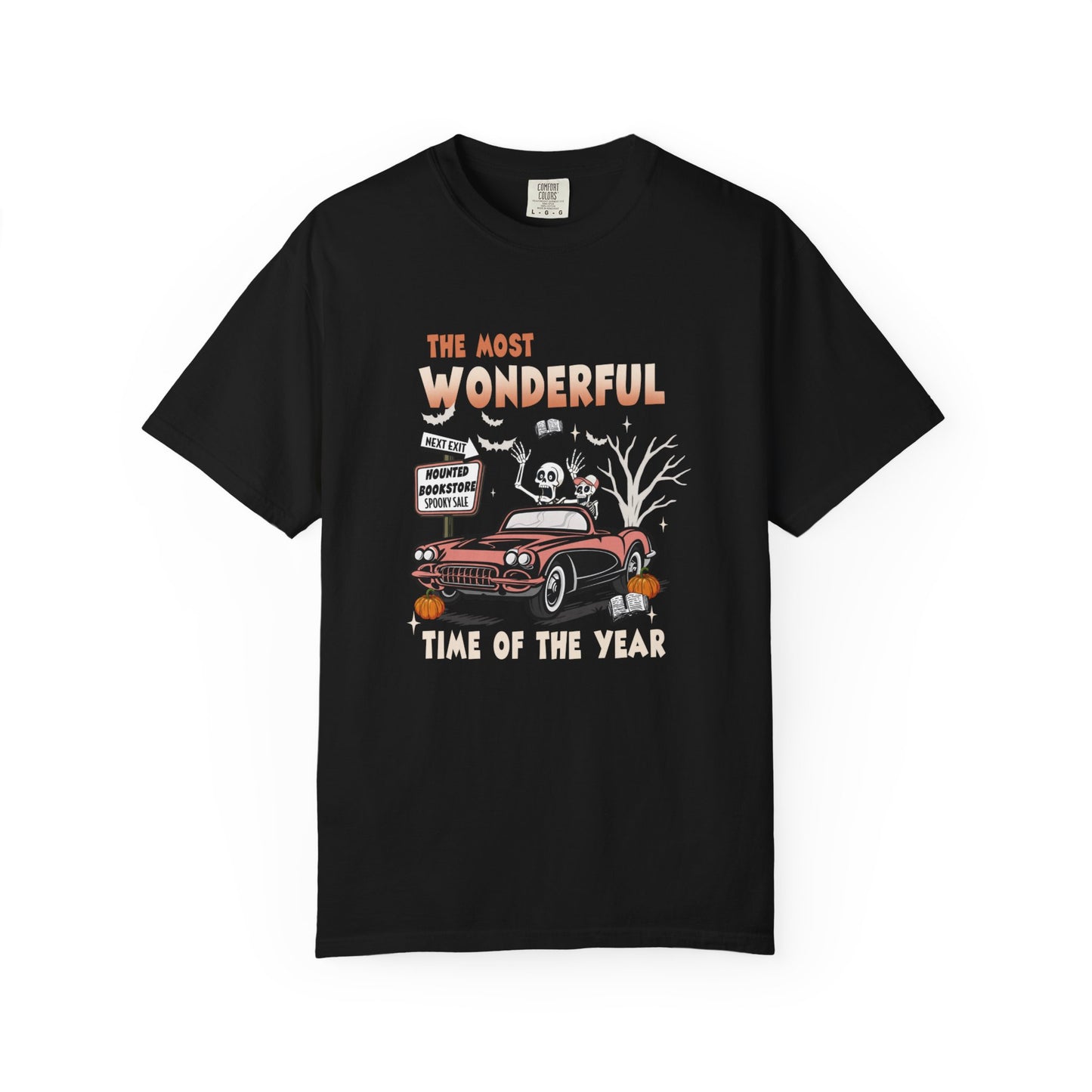 Skeletons Driving Car Halloween T-Shirt