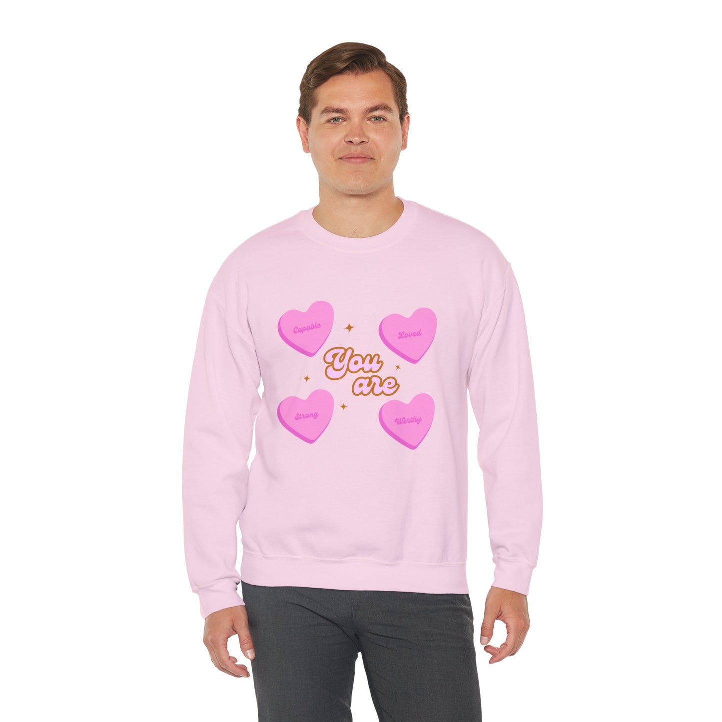 You Are Loved Unisex Heavy Blend™ Crewneck Sweatshirt