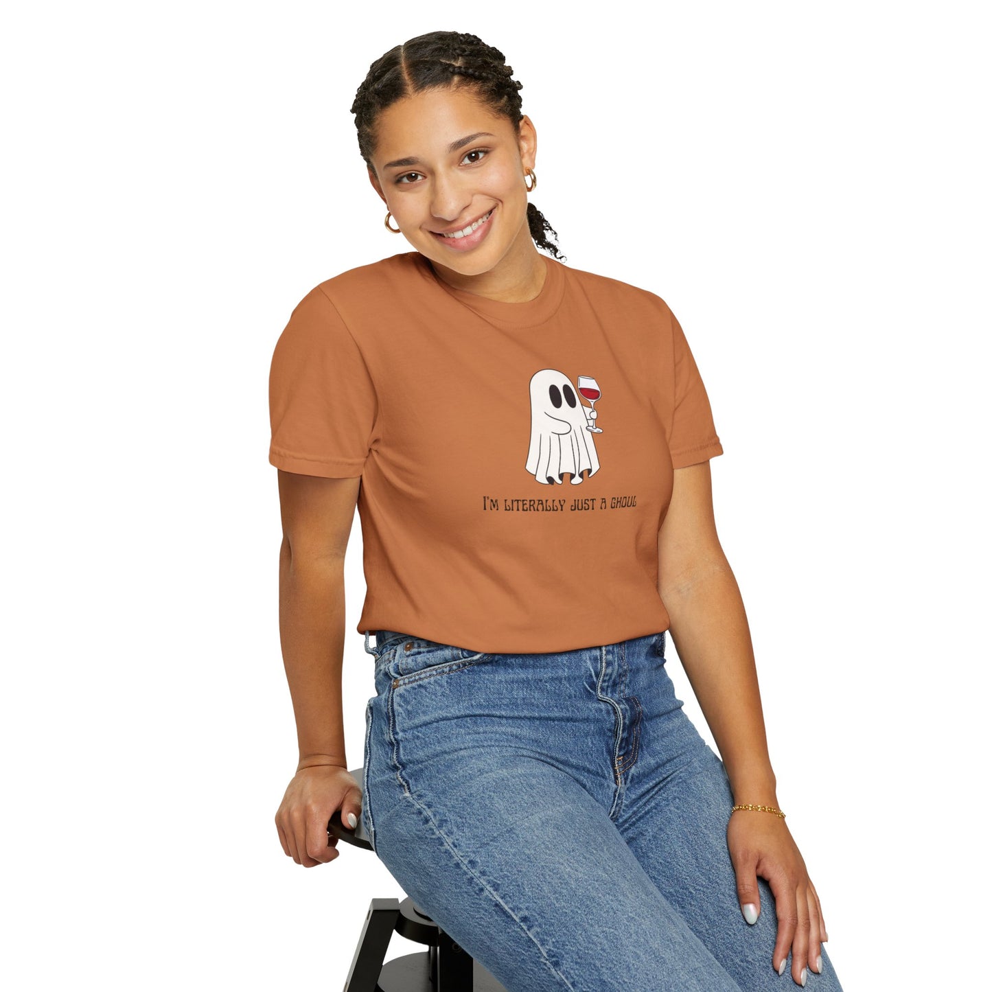 I'm Literally Just a Ghoul Wine Unisex Tee