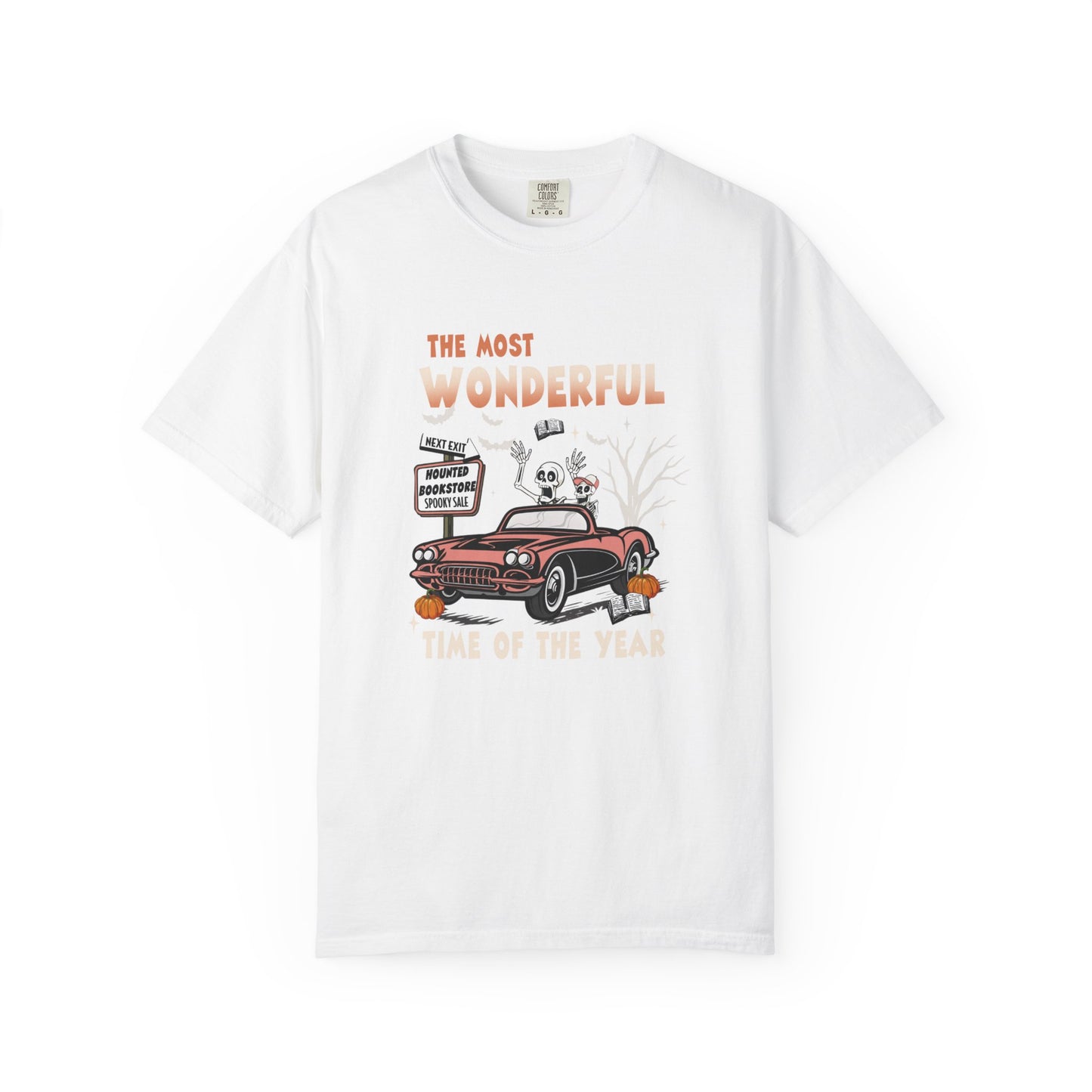 Skeletons Driving Car Halloween T-Shirt