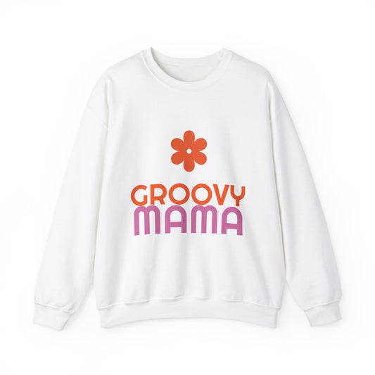 Groovy Mama Crewneck Sweatshirt - Unisex Heavy Blend™