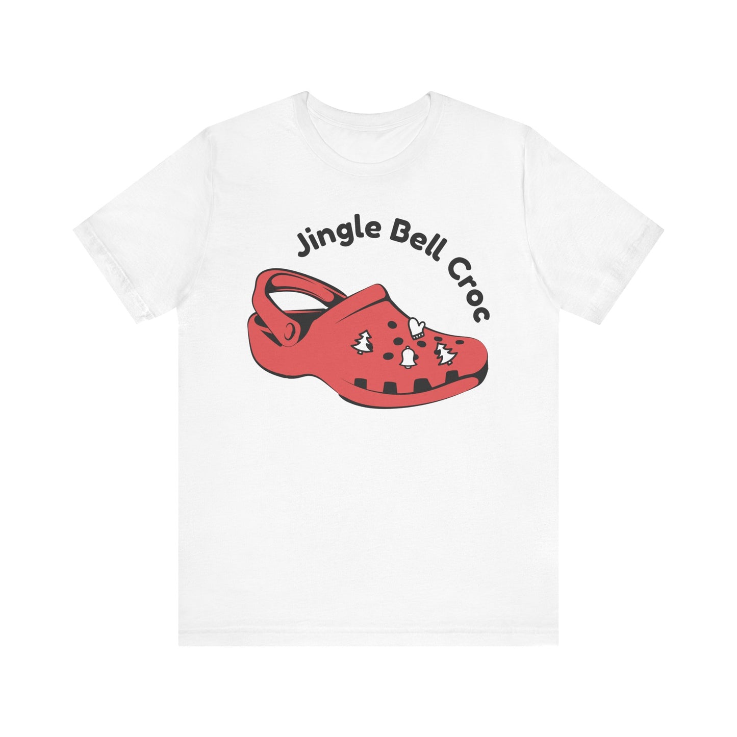 Jingle Bell Croc T-Shirt - Fun Holiday Graphic Tee