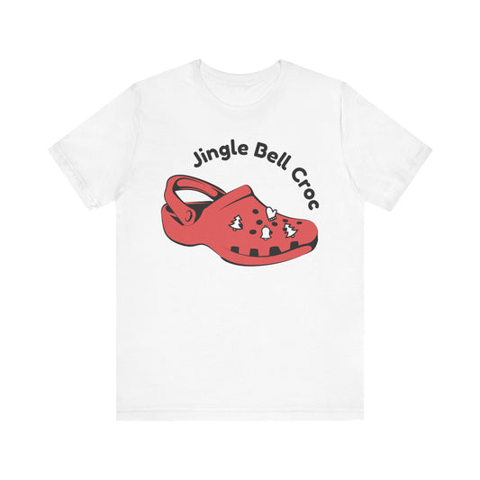 Jingle Bell Croc T-Shirt - Fun Holiday Graphic Tee