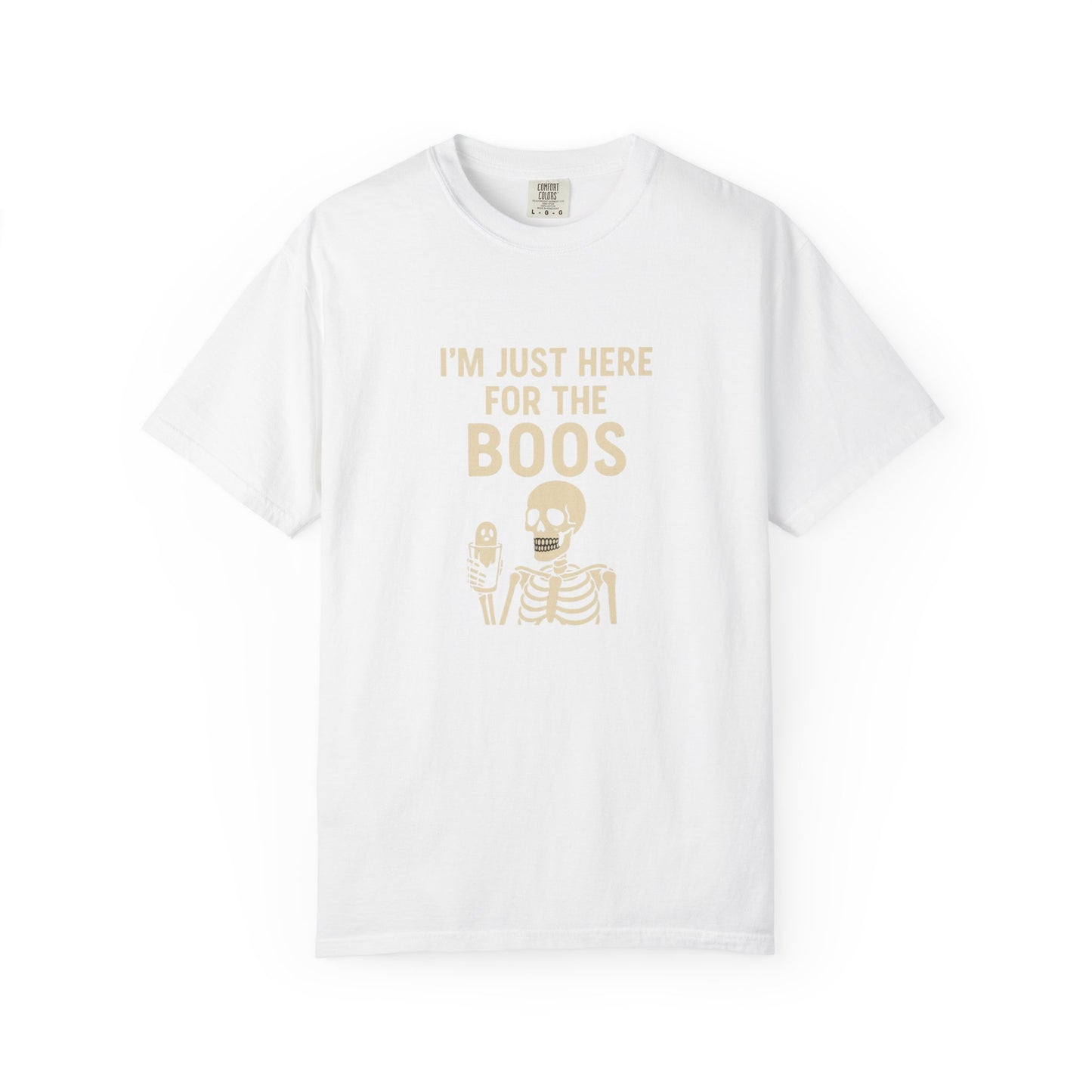Skeleton Unisex T-shirt - I'm Just Here for the Boos, Halloween