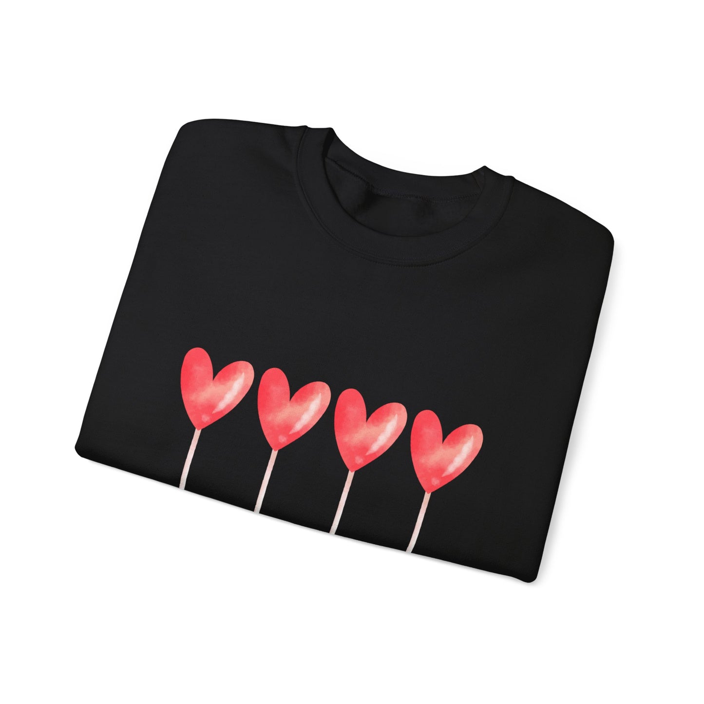 Love Hearts Crewneck Sweatshirt - Unisex Heavy Blend™