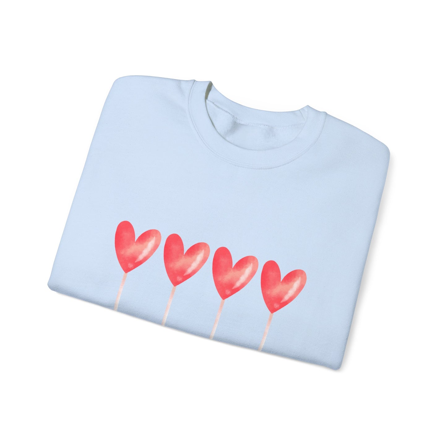 Love Hearts Crewneck Sweatshirt - Unisex Heavy Blend™